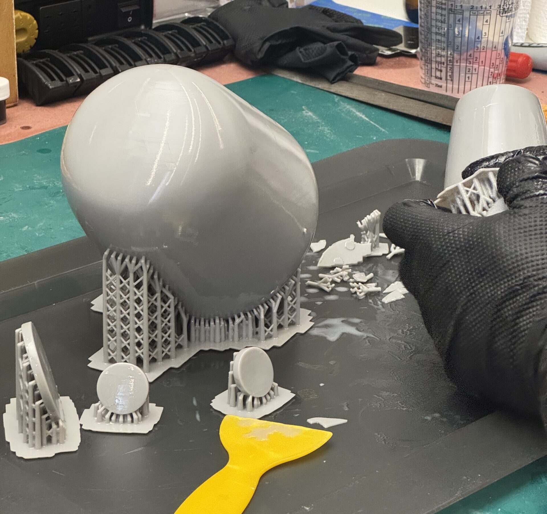 3D printed candy sculpture