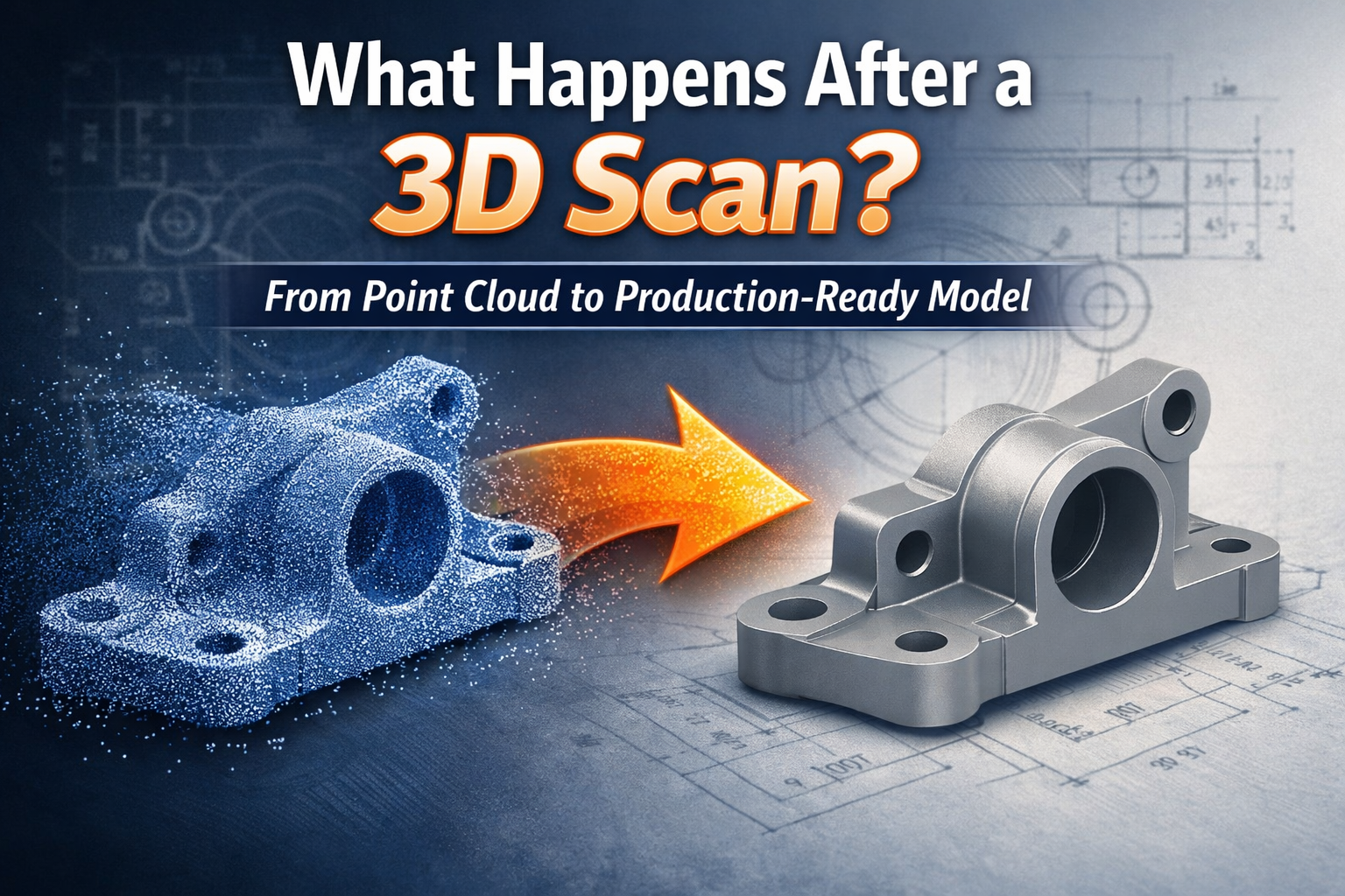 What happens after a 3D scan