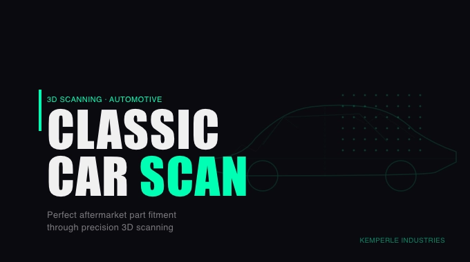 3d scanning a classic car
