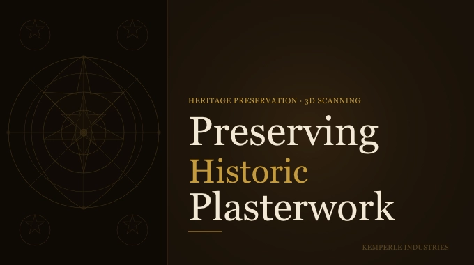 3D scanning historic plasterwork restoration