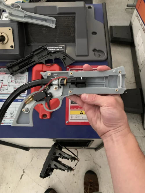 Barcade Gun Handle Mechanism