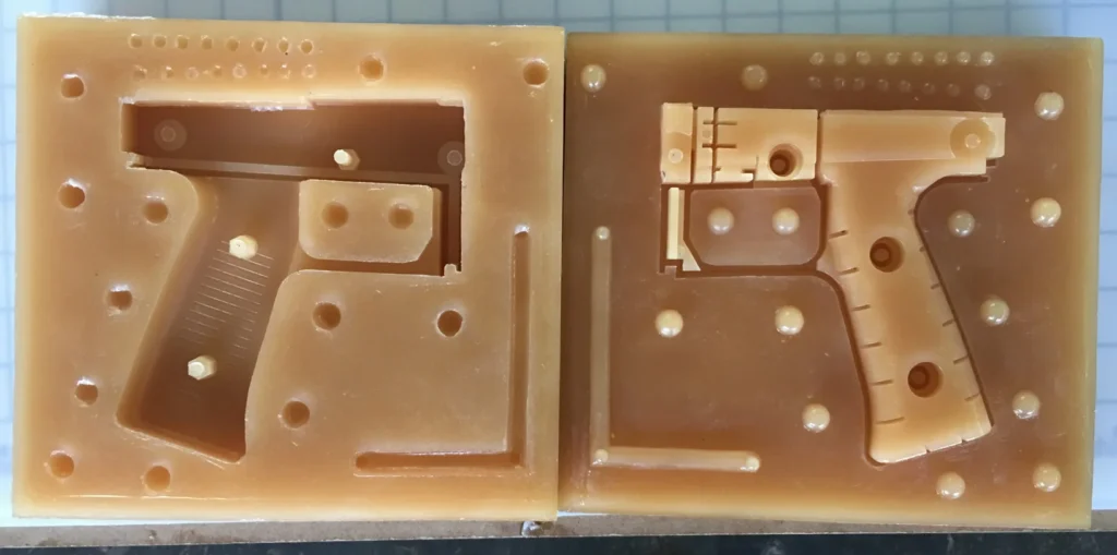 Barcade gun handle mold specialized manufacturing