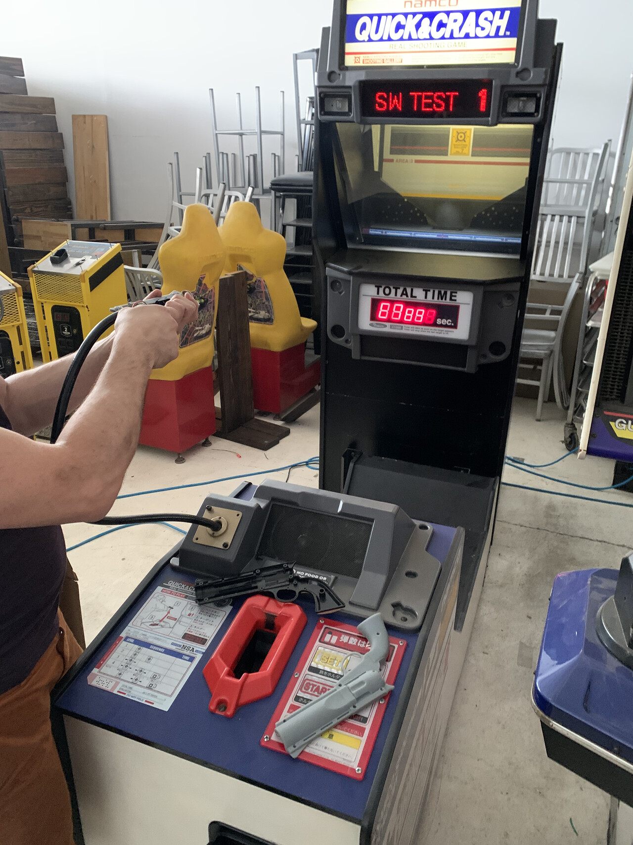 Barcade game testing