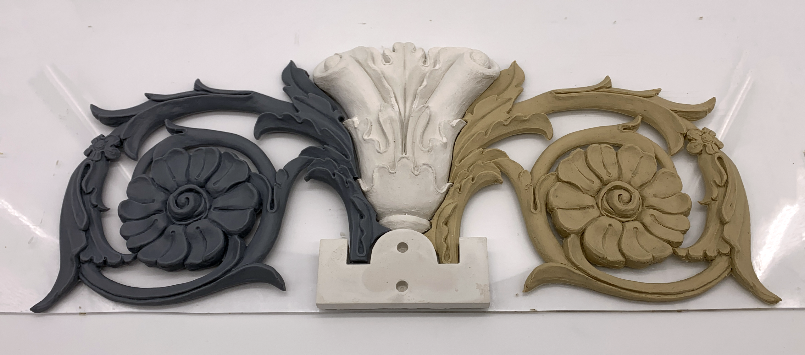James Earl Jones Theatre ornament detail clay and 3D print