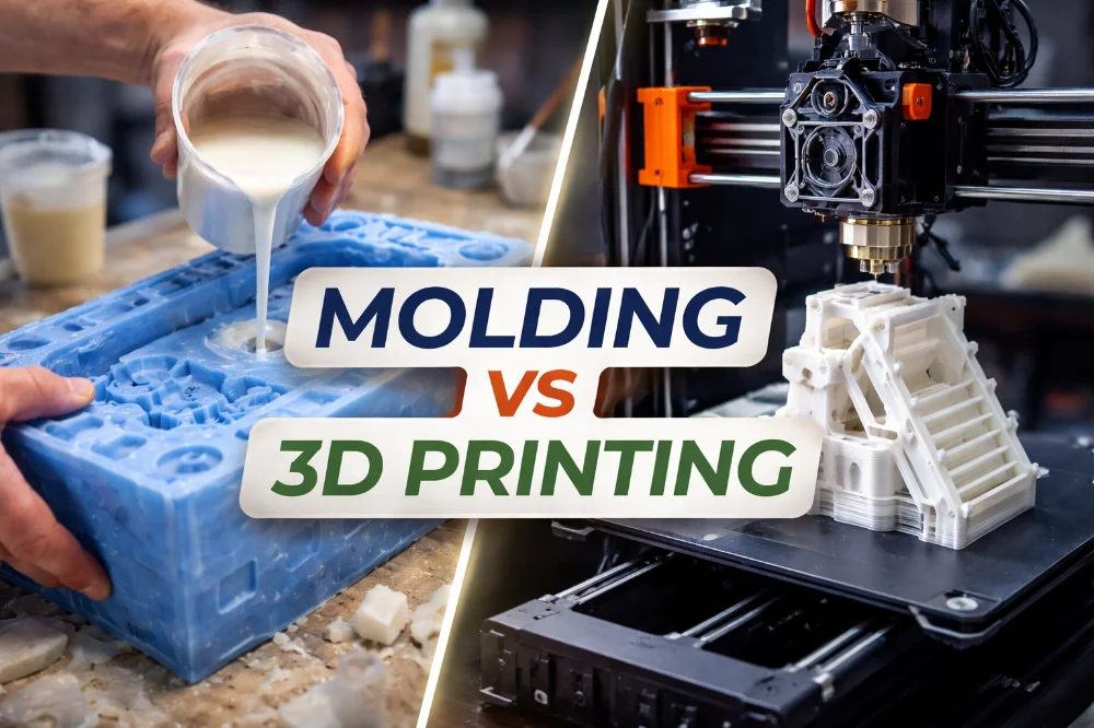 molding vs 3D printing article
