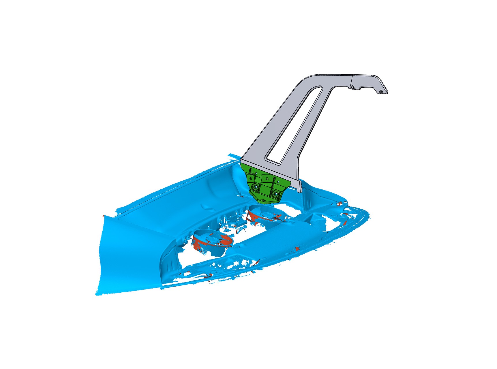 Reverse Engineering CAD Porsche GT3 RS wing upright