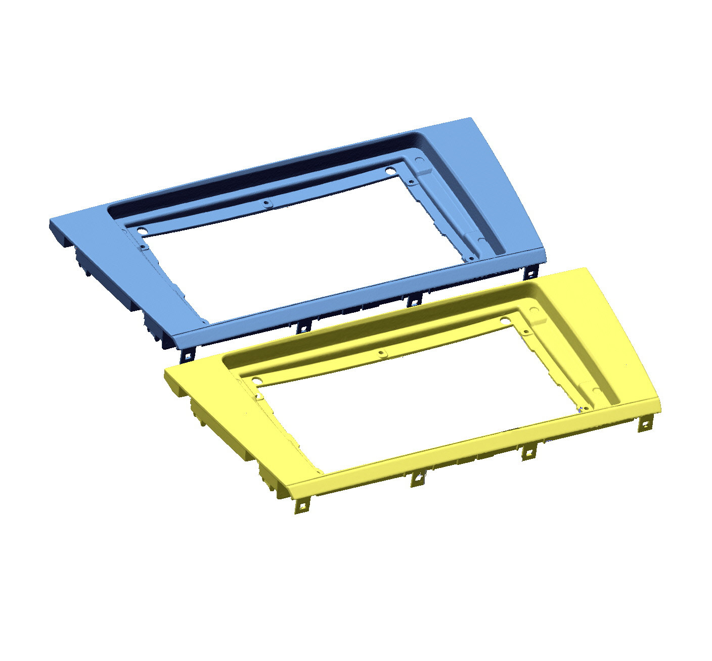 Reverse Engineering Subaru center console bezel