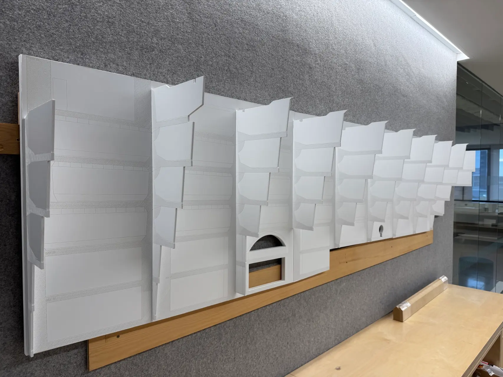 Ramp elevation model Guggenheim New York