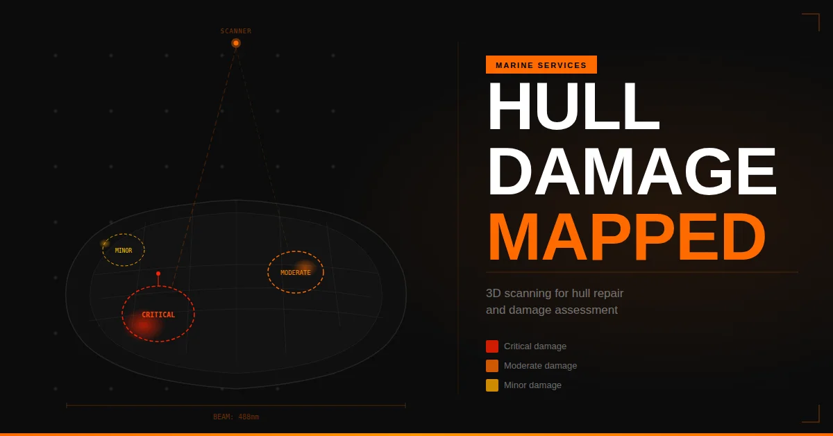 3d scanning in hull repair
