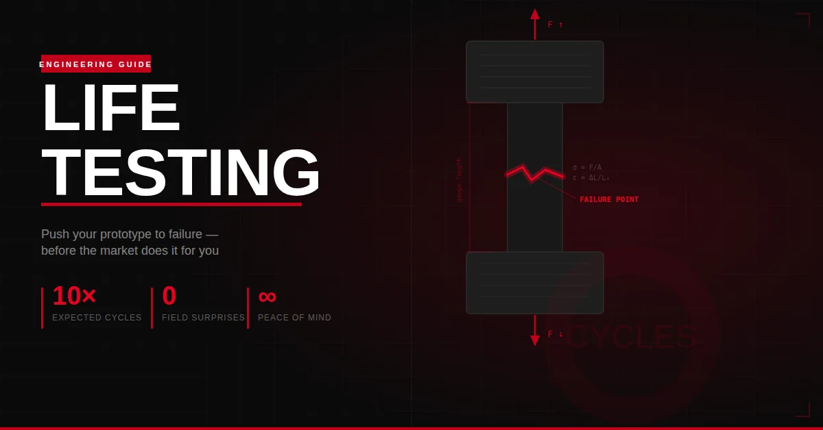 life testing prototypes